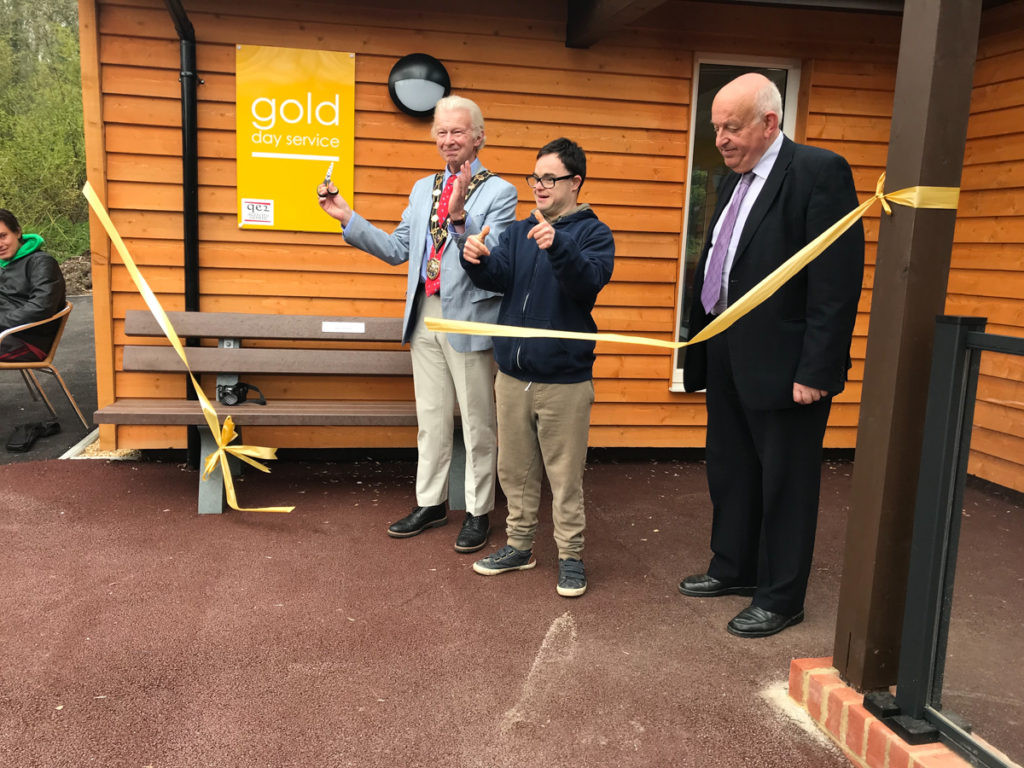 Formally opening the new Gold Day building